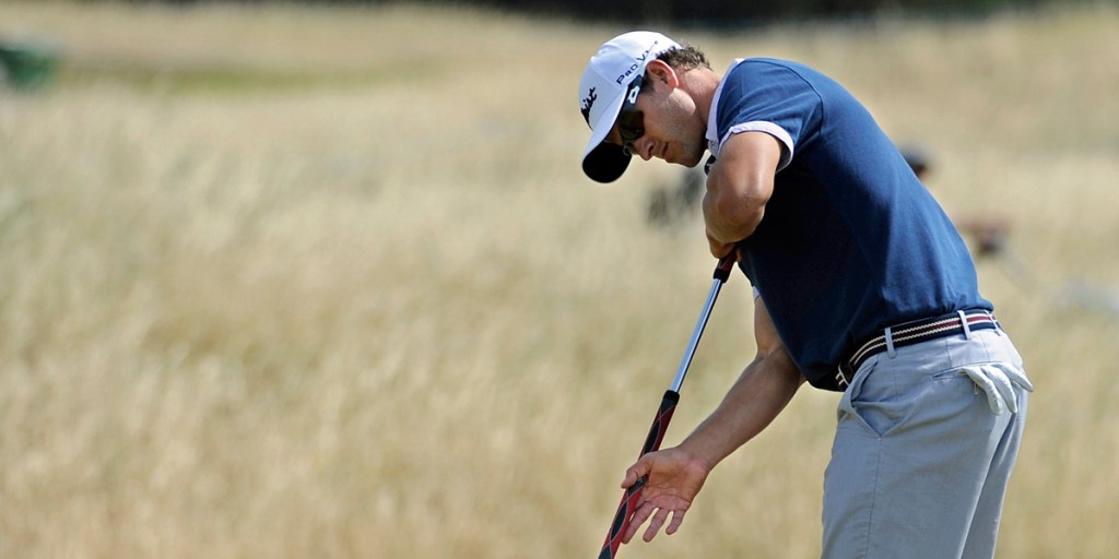 Scott finished four shots behind the winner