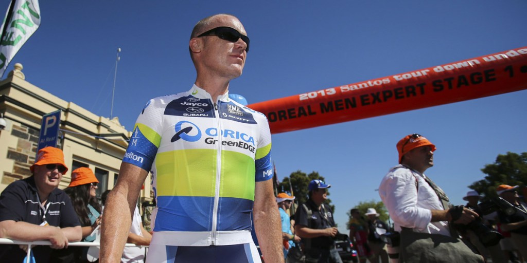 O'Grady at this year's Tour Down Under