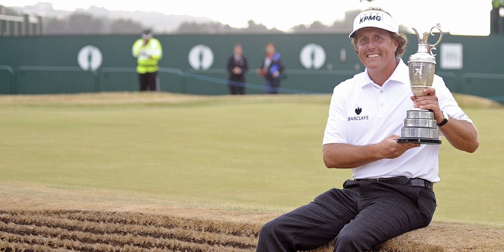 Winners are grinners; Phil Mickelson