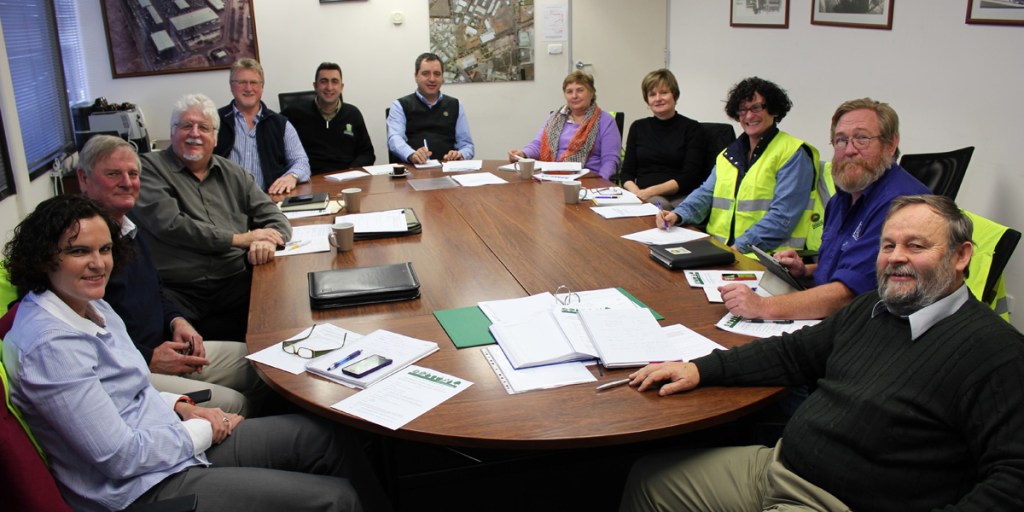 Trevor Ranford (front right) with the inaugural board