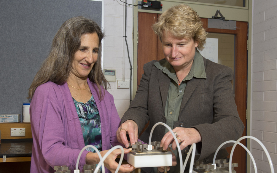 Dr Audrey Levine (left) and Associate Professor Amanda Ellis