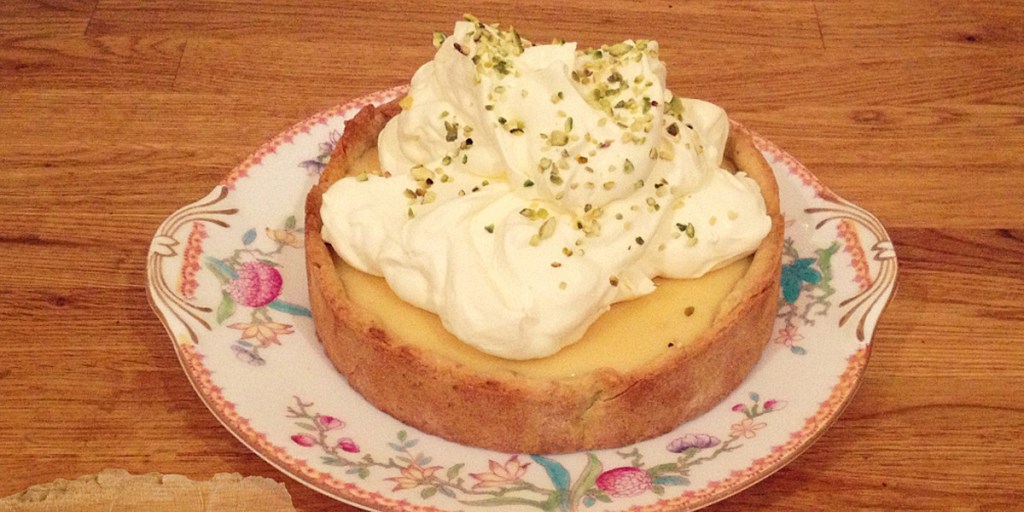 Thumbnail for Lime, Pistachio and Rosewater Tart
