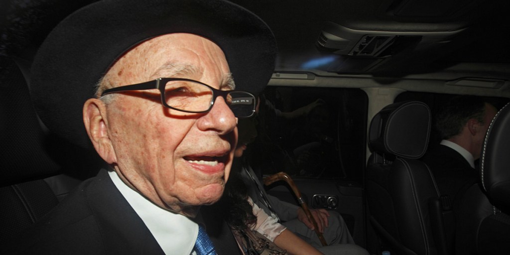 Australian-born media tycoon Rupert Murdoch
