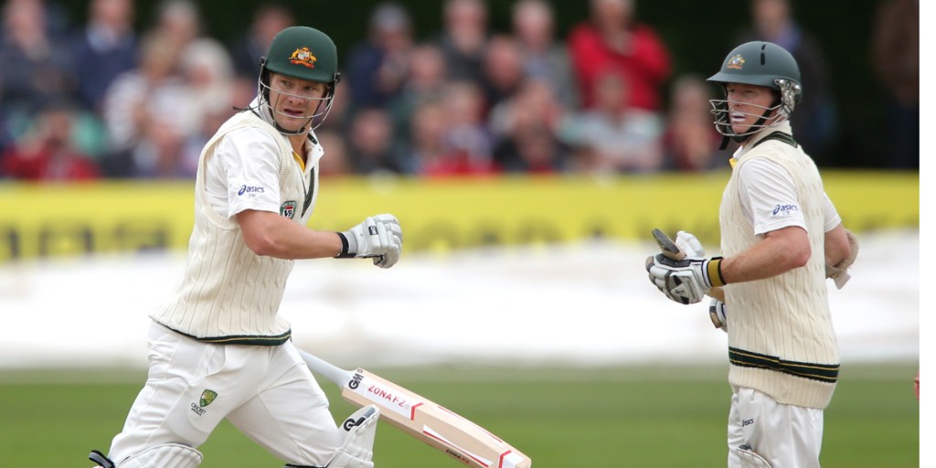 Shane Watson (L) and Chris Rogers