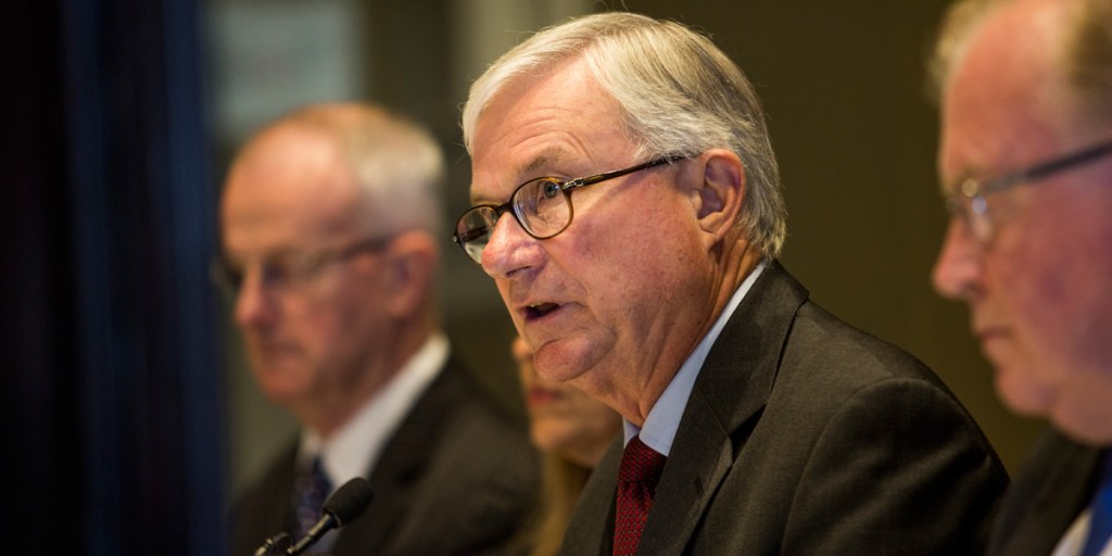 The chair of the royal commission into institutional child abuse, Justice Peter McLellan.
