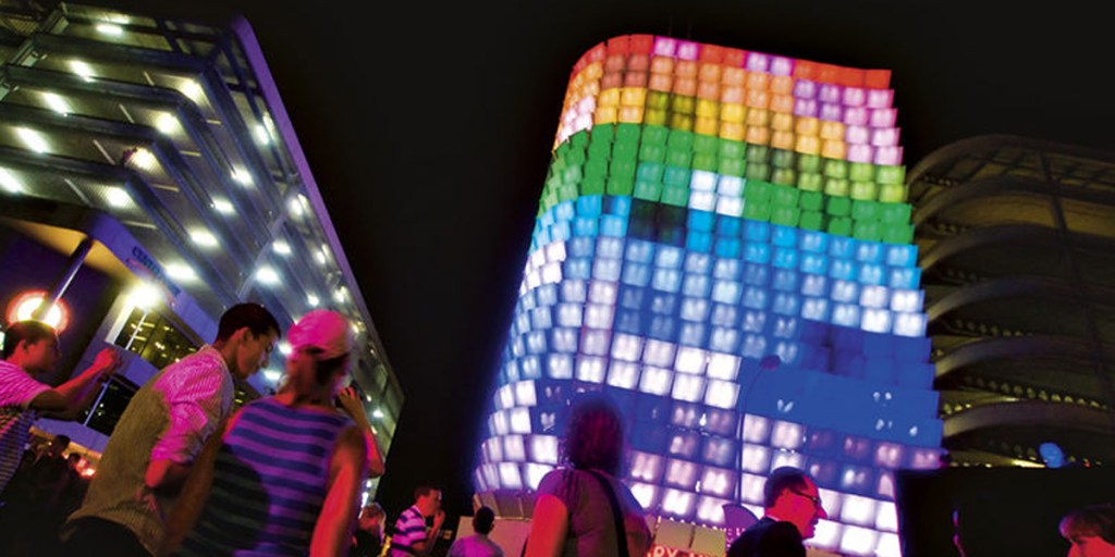 The solar-powered Rundle Lantern