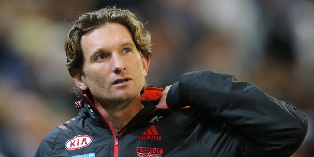 Essendon coach James Hird