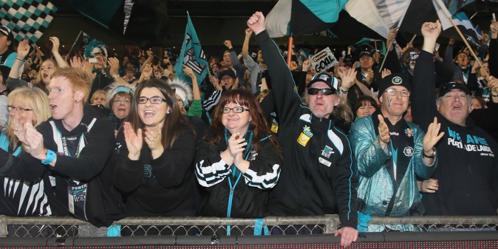 Port fans loved the Monfries goal