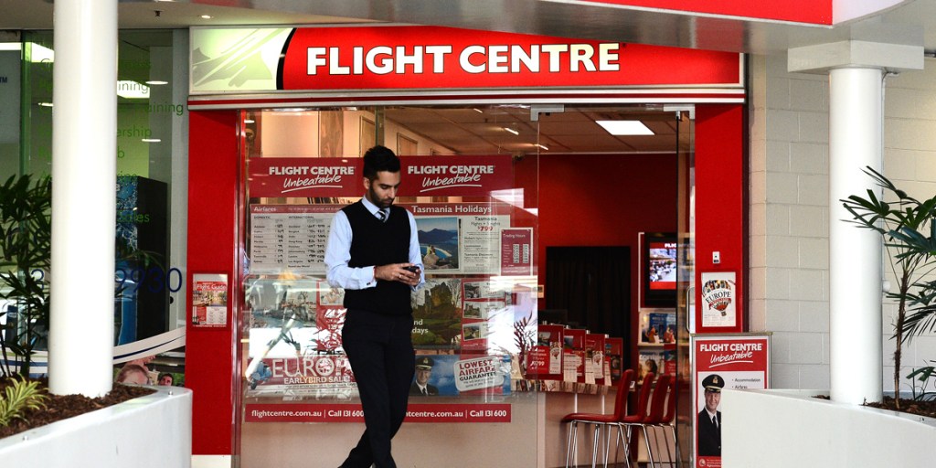Thumbnail for Flight Centre wings clipped by $500m
