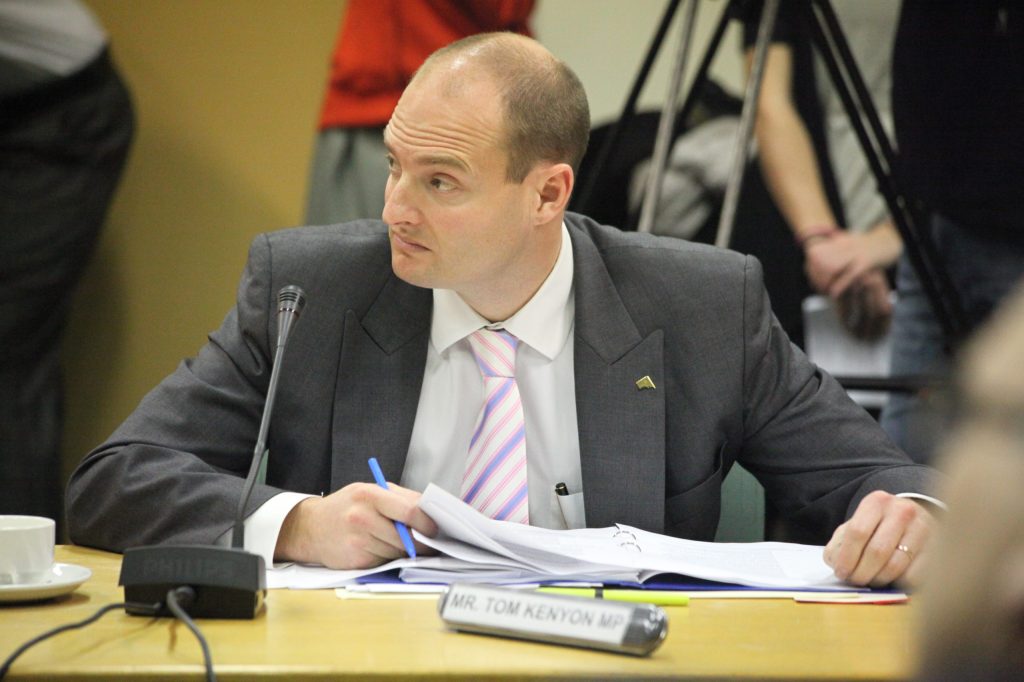 Cabinet minister Tom Kenyon