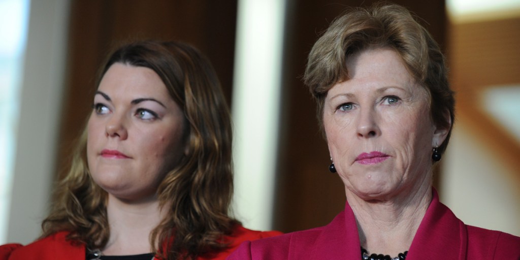 Sarah Hanson-Young (left) with Greens leader Christine Milne.