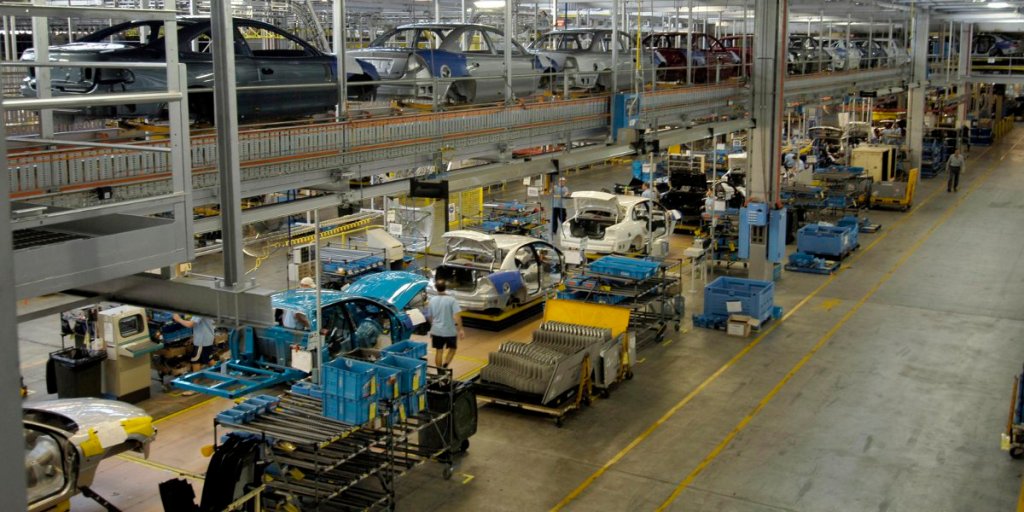 Holden's Elizabeth production line.