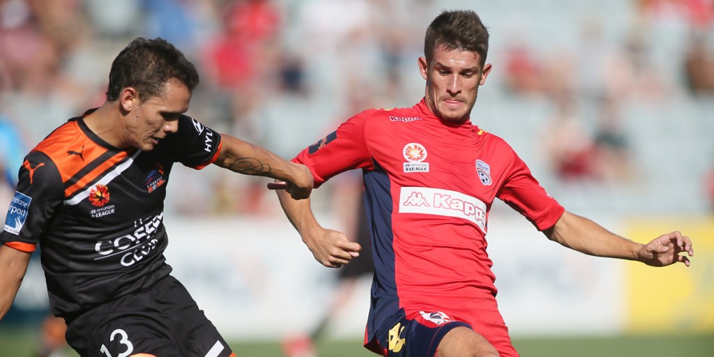 Vidosic (right) earlier this year