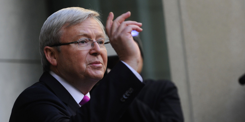 Thumbnail for We’ll build high speed rail by 2035: Rudd