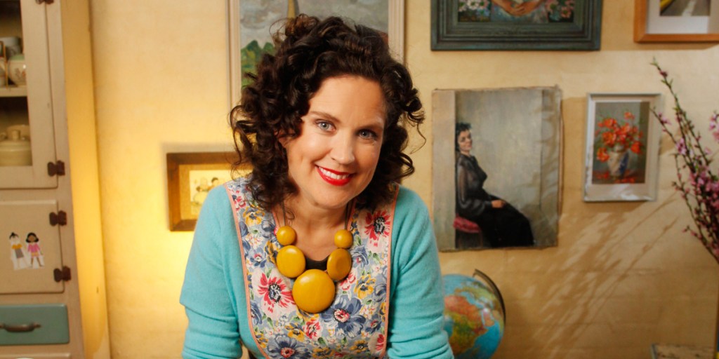 Journalist Annabel Crabb's mix of cooking and politics helped drive high ABC ratings last night.