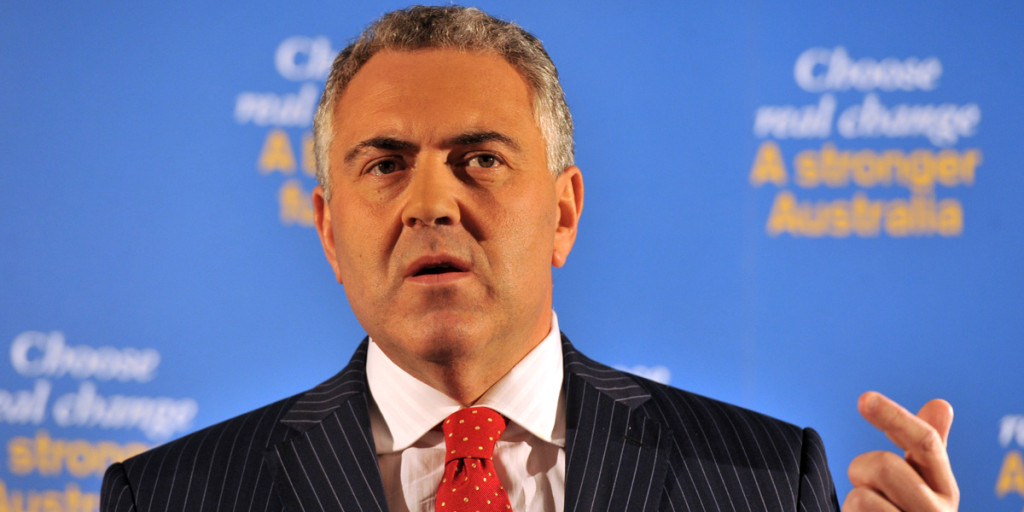 Shadow treasurer Joe Hockey