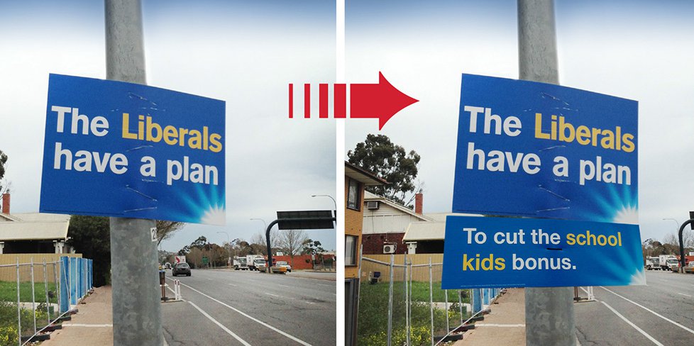 Thumbnail for Election poster wars hot up