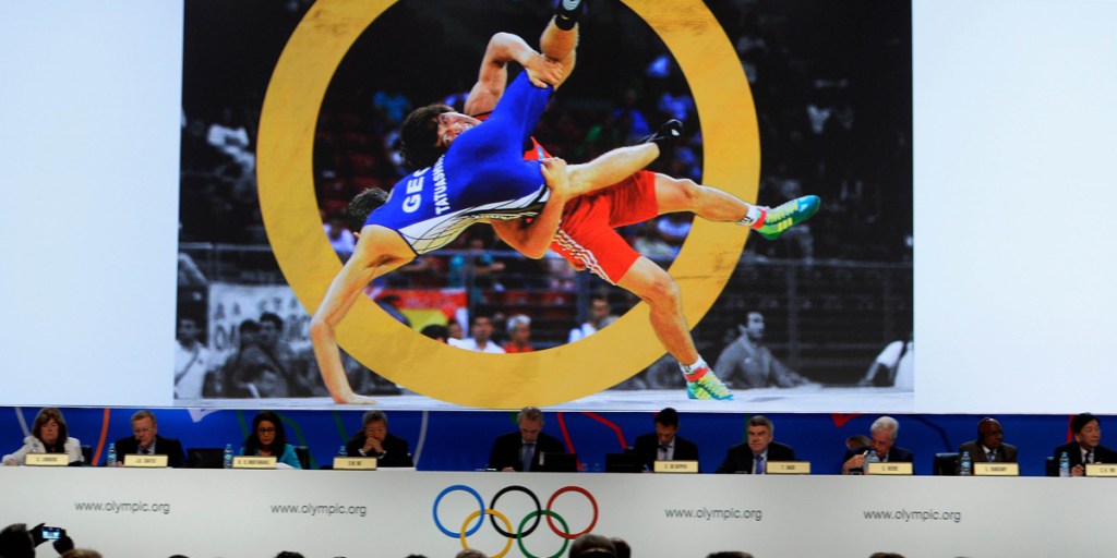 Thumbnail for Wrestling gets off the Olympic mat
