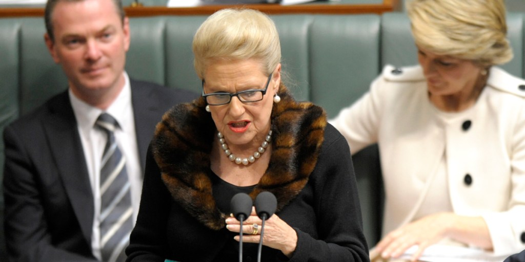 Veteran MP Bronwyn Bishop is expected to be Tony Abbott's nominee as Speaker.