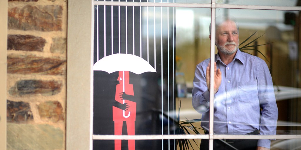 Peter Trudinger, of Scots Church, says it's time to end the taboo around discussing suicide. Photo: Nat Rogers/InDaily