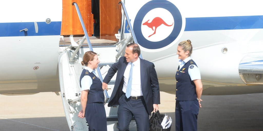 Prime Minister-elect Tony Abbott arrives in Canberra this morning.
