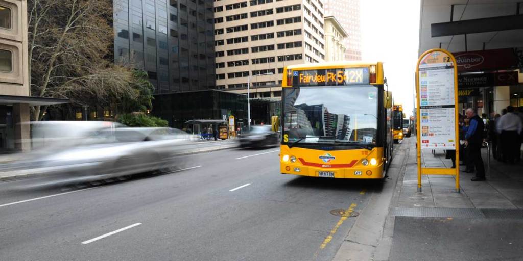 Forget normal bus stops like this one - the 'super stop' is on its way.