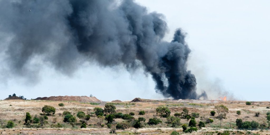Thumbnail for Burning dump in dispute with EPA