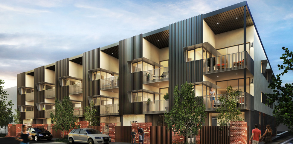 An image of the Bowden development, which is under construction.