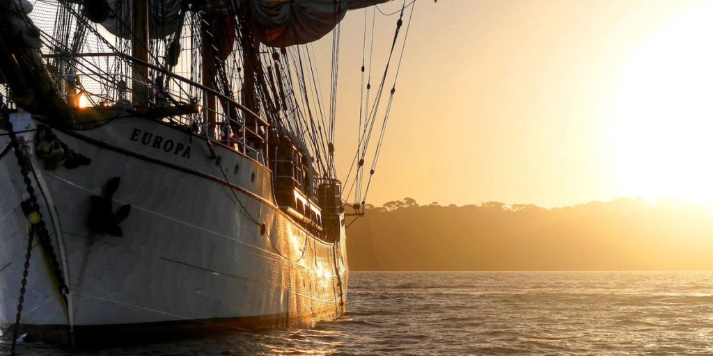 The Europa at American River, Kangaroo Island by Dean Wiles.