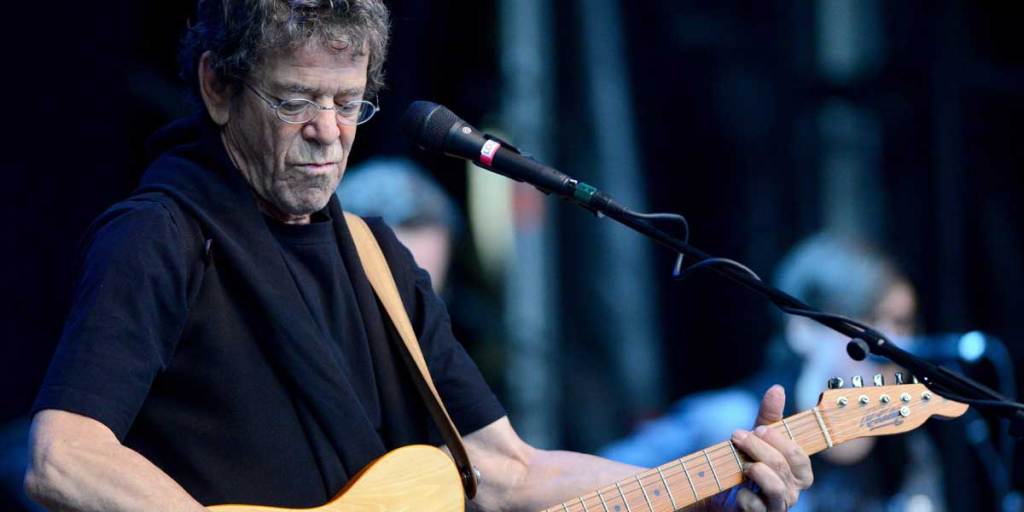 Lou Reed performing in Germany in 2012.
