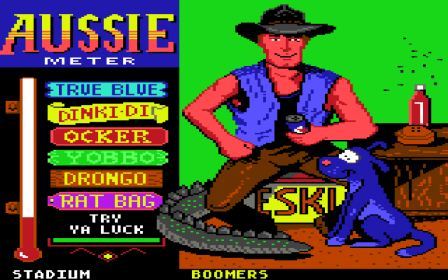 Aussie Games (1989) Beam Software, Mindscape, Commodore 64