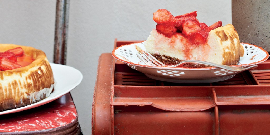 Thumbnail for Baked ricotta cheesecake