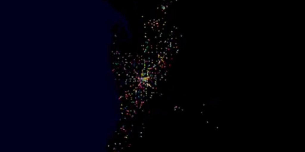 Thumbnail for Stunning visualisation: a day in the life of Adelaide Metro
