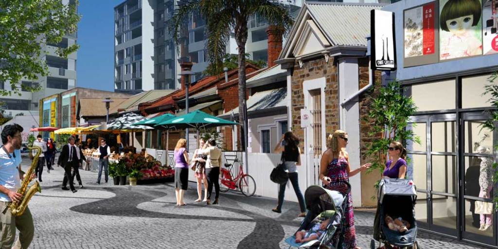 Precinct design will give us better new buildings and better use of old buildings. Image: 5000+ 