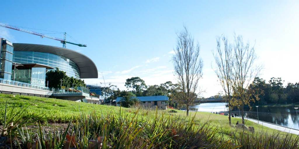 The convention centre is in the midst of an expansion. Photo: Nat Rogers/InDaily