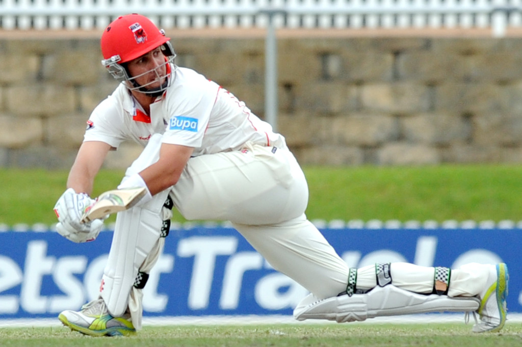 Tom Cooper - a duck in the second innings