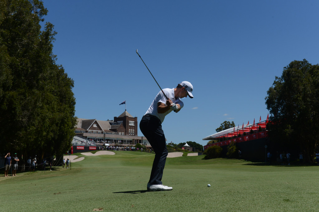 Scott fires one into the 18th at Royal Sydney
