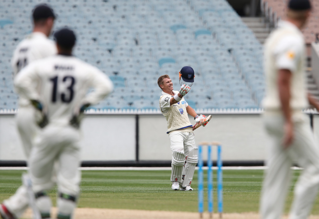 Dave Warner made a ton for NSW