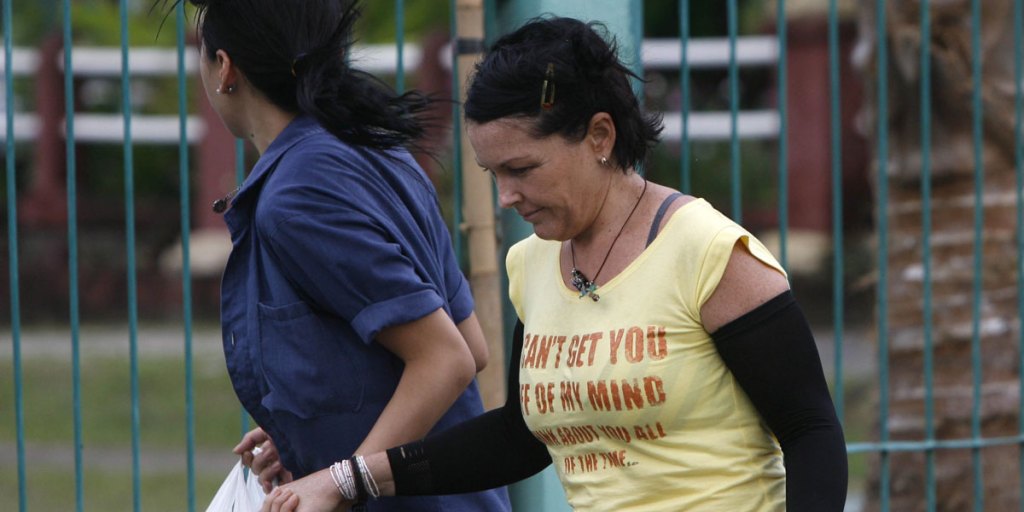 Schapelle Corby inside the Kerobokan Prison in Denpasar, Bali, Indonesia.