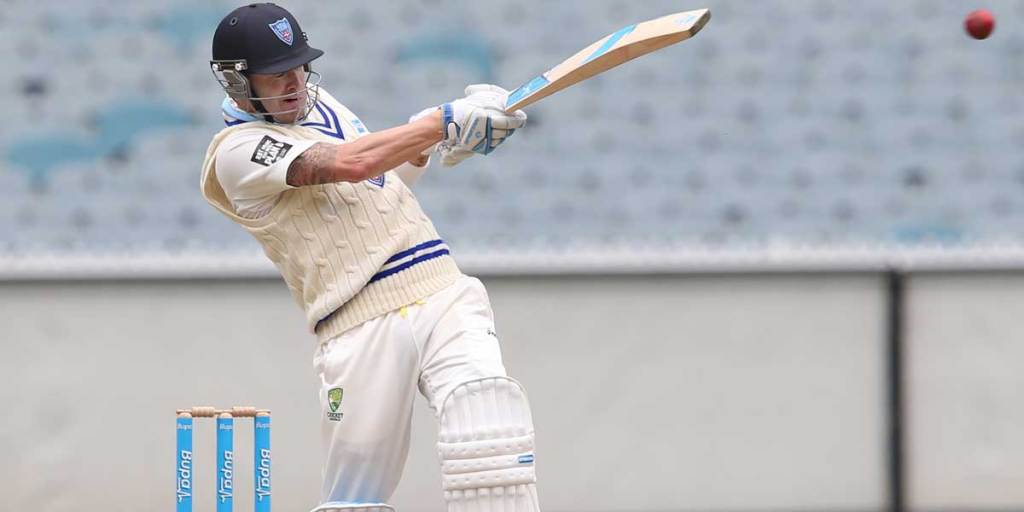 Michael Clarke batting against Victoria at the MCG last week.
