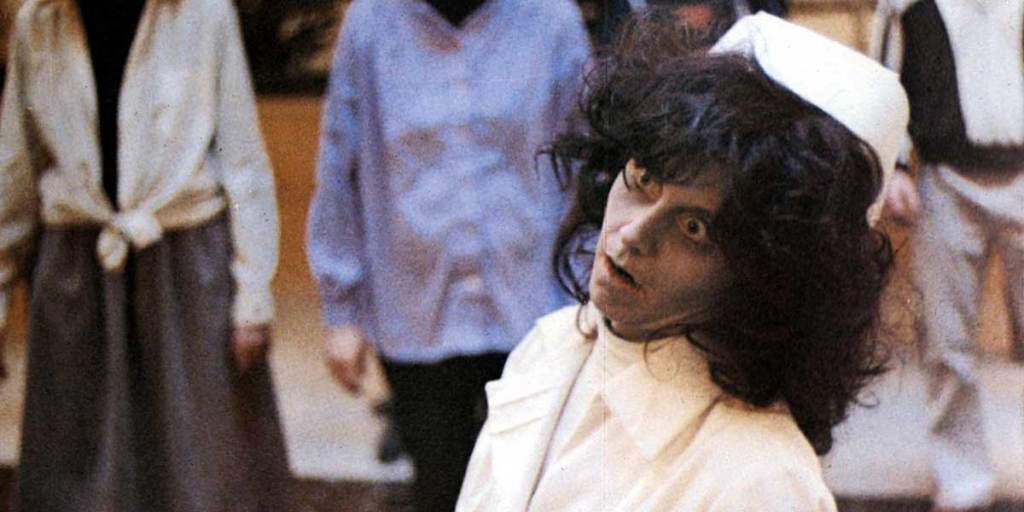 It's in the eyes - a scene from the 1978 horror movie Day of the Dead.