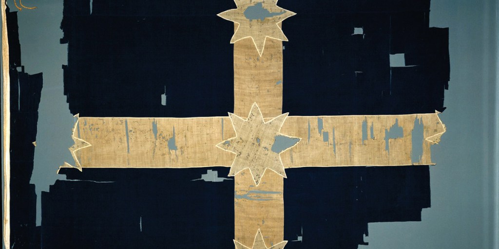 Thumbnail for Eureka flag fragment finally comes home