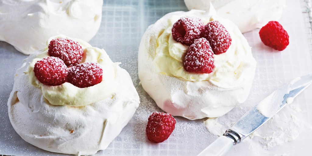 Thumbnail for Raspberry & Rose Meringues