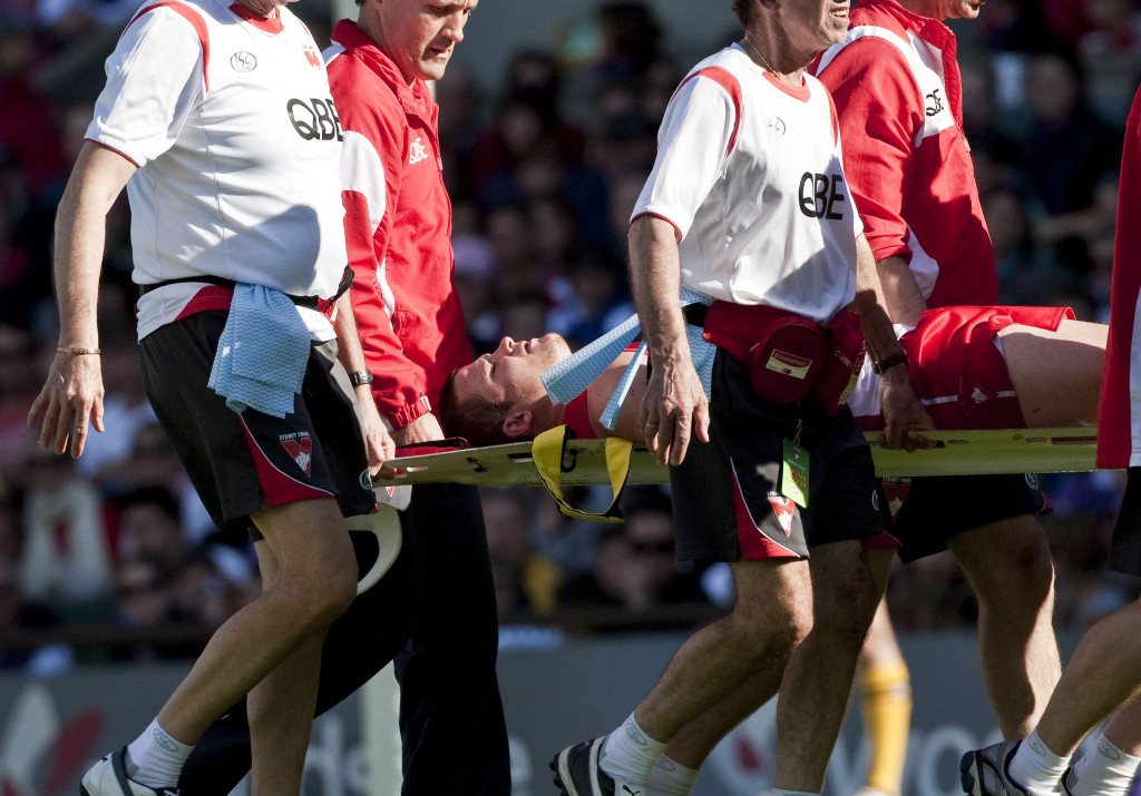 Swans player Jarrad Moore 
