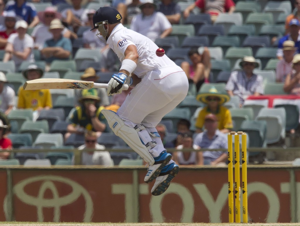 Matt Prior feels the heat