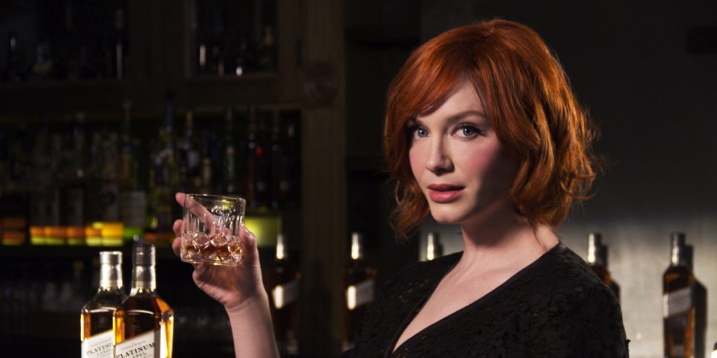 Mad Men star Christina Hendricks is a brand ambassador for Johnnie Walker.
