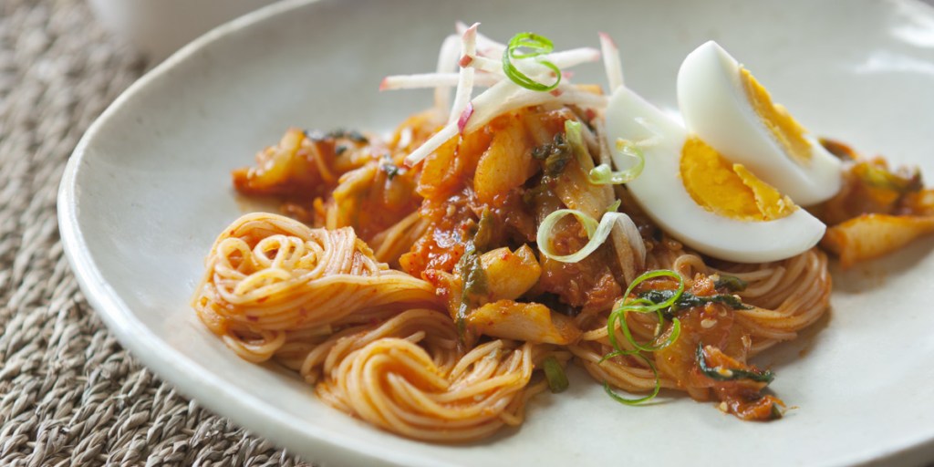 Thumbnail for Spicy kimchi noodles for a long life