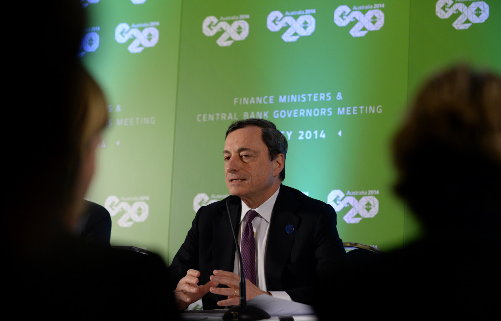 President of the European Central bank Mario Draghi