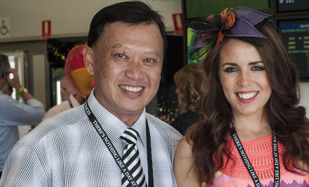 CITCSA Chairman Francis Wong with celebrity cook Leigh Sexton