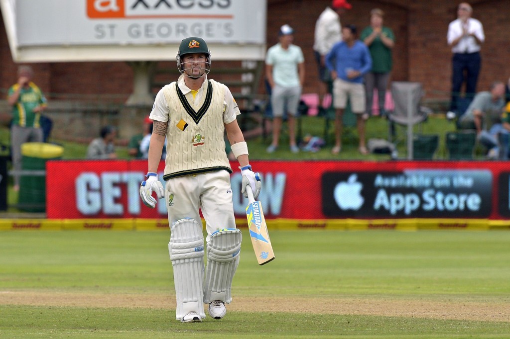 Michael Clarke: in his last 10 innings he hasn't passed 24 